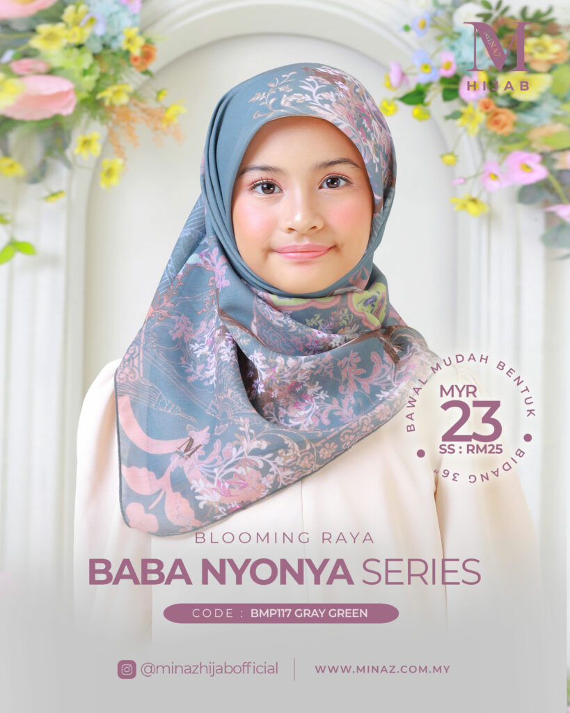 BABA NYONYA GRAY GREEN - KIDS | Adalices